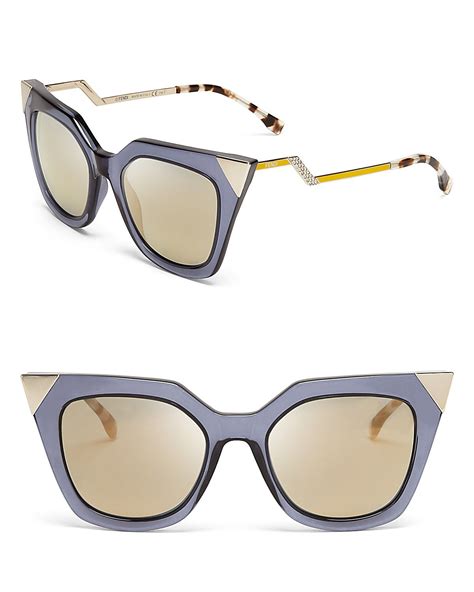 fendi mirrored sunglasses|fendi sunglasses women's.